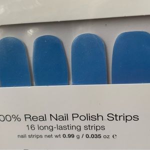 Fortune Teller: blue shimmer dry nail polish strips by Color Streets